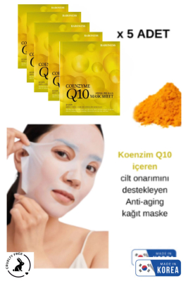 Koenzim Q10 Içeren Cilt Bariyer Onarımını Destekleyen Antı-agıng Kore Yüz Maskesi 21ml Ikore