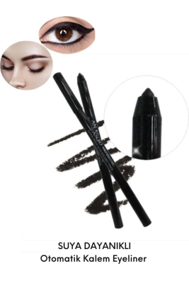 Kore Eyeliner Auto Pencil Suya Dayanıklı Kalıcı Etkili Otomatik Eyelıner-siyah Ikore