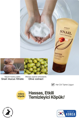 Salyangoz Müsin Özlü Cilt Bariyer Onarıcı Nemlendirici Kore Cilt Temizleme Köpüğü 150ml Ikore