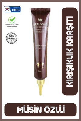 Sıkılaştırıcı, Onarıcı Ve Besleyici Saf Salyangoz Özlü Göz Kapağı Ve Kore Göz Çevresi Kremi Ikore