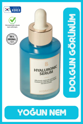 Yoğun Nem Ve Dolgun Görünüm Etkili Yenileyici Hyalüronik Asit Kore Cilt Bakım Serumu 40ml Ikore